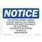 Signmission OSHA Notice, 3.5" Height, No Texting During A Movie Please Turn Off Sign, 5" X 3.5", Landscape OS-NS-D-35-L-14890 - alternate 1